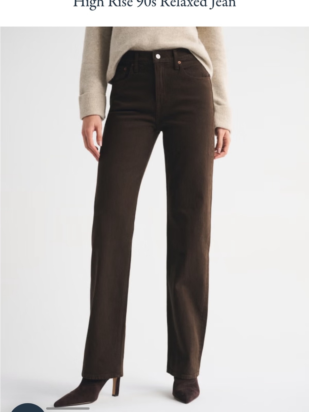Abercrombie High Rise 90s Relaxed Jeans